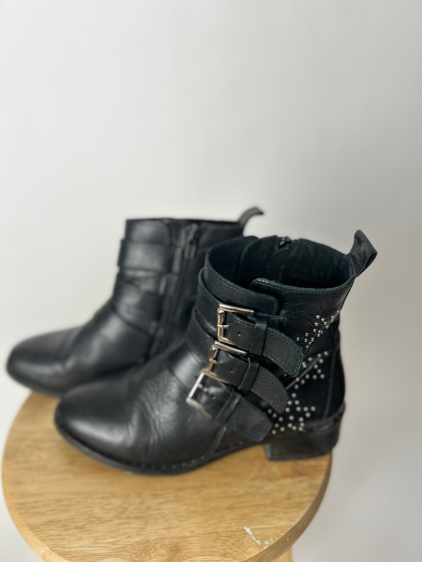 Moto Style Booties