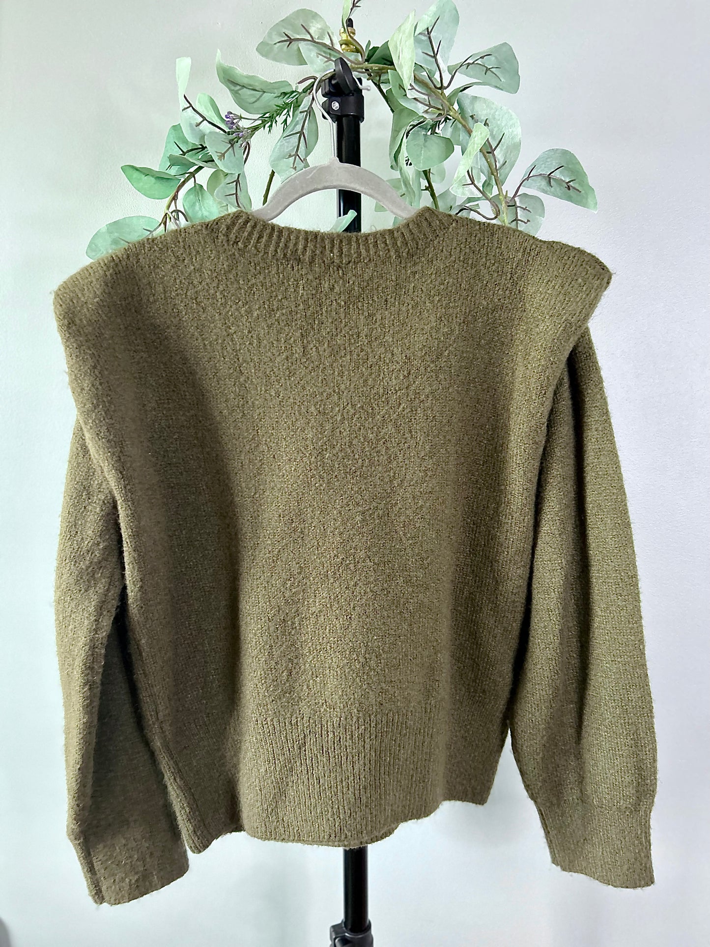 Mango - Sweater with Structured Shoulders