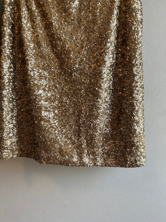 Etcetera - Gold Sequin Skirt