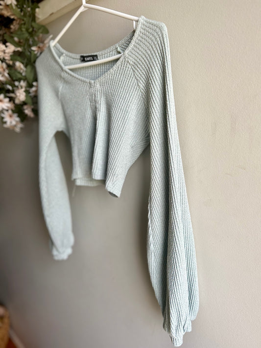 Zaful - Cropped Athletic Top